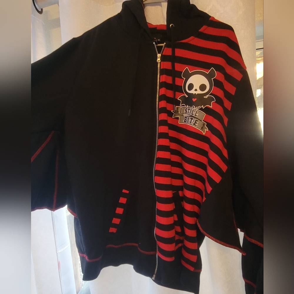 Skelanimals Diego Stripe Split Hoodie